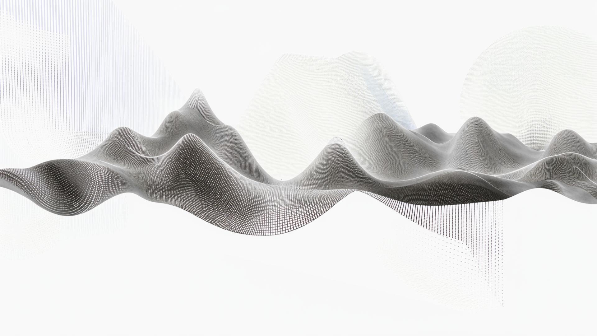 Abstract data visualization background